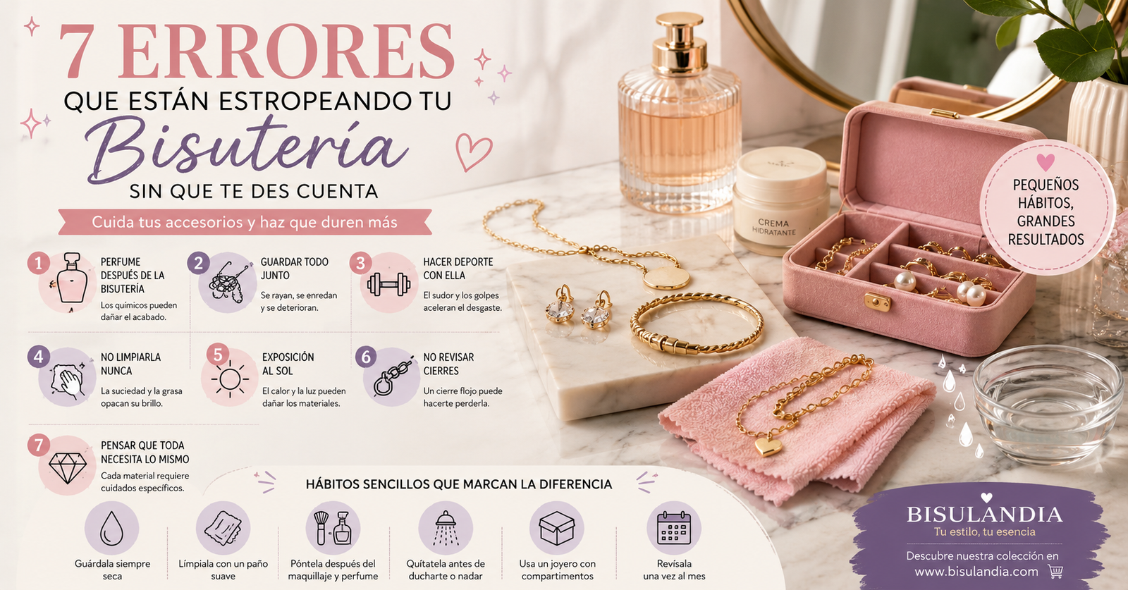 7 Errores que Están Estropeando tu Bisutería sin que te Des Cuenta
