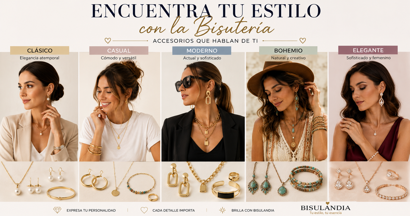 Cómo Encontrar tu Estilo con la Bisutería: La Guía Definitiva para Elegir los Accesorios Perfectos